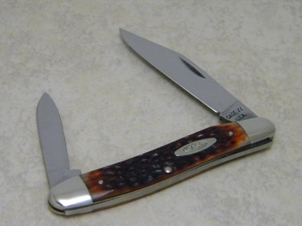 Case XX USA 1965-69 Pretty Bone 06247 Large Pen Knife
