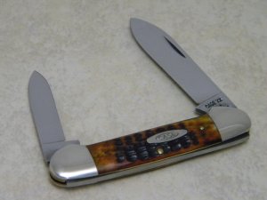 Case XX USA 9 Dot (1971) Pretty Bone 62131 Canoe Knife