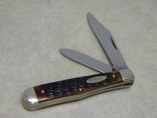 Case XX USA 10 Dot (1970) Pretty Bone 6225 1/2 Small Coke Bottle Jack Knife Case XX USA 10 Dot (1970) Pretty Bone 6225 1/2 Small Coke Bottle Jack Knife