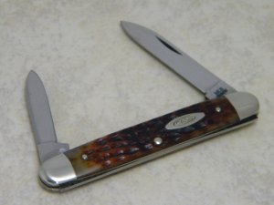 Case XX Stainless USA 1965-69 Pretty Bone 6279 Equal End Pen Knife