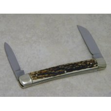 Hen & Rooster Gutmann Solingen Germany Genuine Stag Large Half Congress Knife Hen & Rooster Gutmann Solingen Germany Genuine Stag Large Half Congress Knife