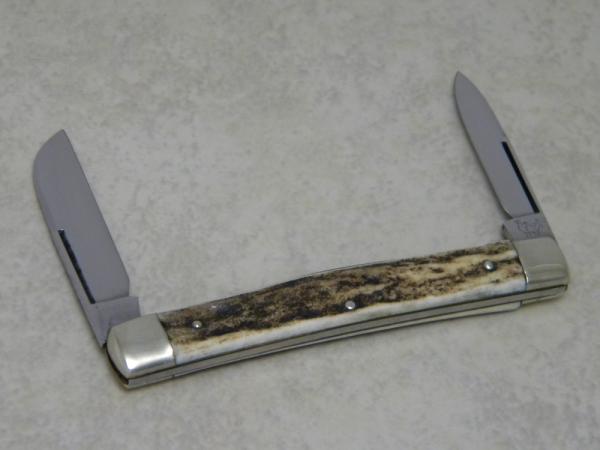 Hen & Rooster Gutmann Solingen Germany Genuine Stag Large Half Congress Knife Hen & Rooster Gutmann Solingen Germany Genuine Stag Large Half Congress Knife