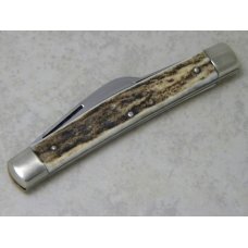 Hen & Rooster Gutmann Solingen Germany Genuine Stag Large Half Congress Knife Hen & Rooster Gutmann Solingen Germany Genuine Stag Large Half Congress Knife