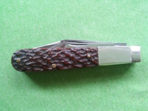 F. A. Bower  Barlow #35 Nice bone handles