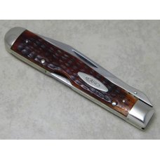Case XX USA 7 Dot (1973) Pretty Bone 6111 1/2 Swing Guard Cheetah Pattern Lockback Knife Case XX USA 7 Dot (1973) Pretty Bone 6111 1/2 Swing Guard Cheetah Pattern Lockback Knife