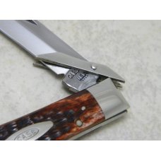 Case XX USA 4 Dot (1976) Pretty Bone 6111 1/2 Swing Guard Cheetah Pattern Lockback Knife Case XX USA 4 Dot (1976) Pretty Bone 6111 1/2 Swing Guard Cheetah Pattern Lockback Knife