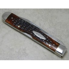Case XX USA 4 Dot (1976) Pretty Bone 6111 1/2 Swing Guard Cheetah Pattern Lockback Knife Case XX USA 4 Dot (1976) Pretty Bone 6111 1/2 Swing Guard Cheetah Pattern Lockback Knife