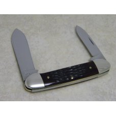 Case XX USA 5 Dot (1975) Pretty Bone 62131 Canoe Knife with Etch