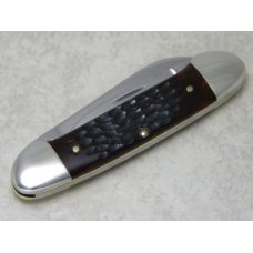 Case XX USA 5 Dot (1975) Pretty Bone 62131 Canoe Knife with Etch
