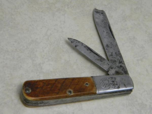 Boker USA Saw Cut Bone Razor Barlow Knife c.1950's *Very Rare Boker Barlow* Boker USA Saw Cut Bone Razor Barlow Knife c.1950's *Very Rare Boker Barlow*