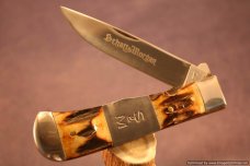 Schatt & Morgan Cutlery # 03213TLL Mountain Man Trapper Liner Lock #1197 Schatt & Morgan Cutlery # 03213TLL Mountain Man Trapper Liner Lock #1197