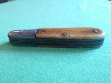 Robeson Suredge 2 blade Barlow Saw cut bone handles Robeson Suredge 2 blade Barlow Saw cut bone handles