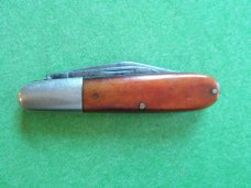 Robeson Suredge 2 blade Barlow Strawberry bone handles Robeson Suredge 2 blade Barlow Strawberry bone handles
