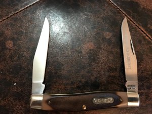 USA SCHRADE OLD TIMER 77OT IMPROVED MUSKRAT