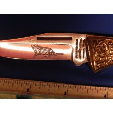 Vintage Parker IMAI K-266 Lockback Hunting Knife w/ a Seal Blade Etch - NOS - Serialized knife # 482 Vintage Parker IMAI K-266 Lockback Hunting Knife w/ a Seal Blade Etch - NOS - Serialized knife # 482