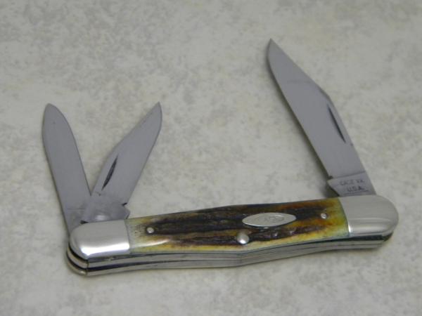 Case XX USA 10 Dot (1970) Stag 5383 Whittler Knife Case XX USA 10 Dot (1970) Stag 5383 Whittler Knife