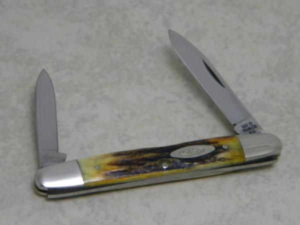 Case XX Stainless USA 10 Dot (1970) Stag 05263 Eisenhower Pen Knife Case XX Stainless USA 10 Dot (1970) Stag 05263 Eisenhower Pen Knife