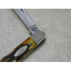 Case XX Stainless USA 10 Dot (1970) Stag 05263 Eisenhower Pen Knife Case XX Stainless USA 10 Dot (1970) Stag 05263 Eisenhower Pen Knife