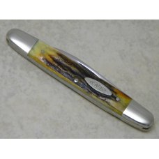 Case XX Stainless USA 10 Dot (1970) Stag 05263 Eisenhower Pen Knife Case XX Stainless USA 10 Dot (1970) Stag 05263 Eisenhower Pen Knife