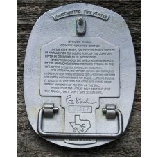 Kershaw Officer Ranch Commemorative Belt Buckle