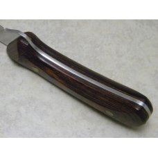 Western USA W83 G Wood Fixed Blade Sheath Knife c.1983 Western USA W83 G Wood Fixed Blade Sheath Knife c.1983