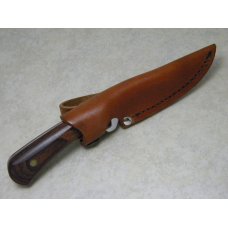 Western USA W83 G Wood Fixed Blade Sheath Knife c.1983 Western USA W83 G Wood Fixed Blade Sheath Knife c.1983