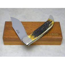 Case XX USA 1965 Stag 5172 Transition Bulldog Clasp Knife in the Original Wood Case Case XX USA 1965 Stag 5172 Transition Bulldog Clasp Knife in the Original Wood Case
