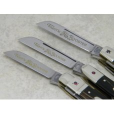 Fight'n Rooster Solingen Germany Buffalo Horn Ruby Encrusted Bolsters 3 Congress Knife Set 1 of 50 Fight'n Rooster Solingen Germany Buffalo Horn Ruby Encrusted Bolsters 3 Congress Knife Set 1 of 50