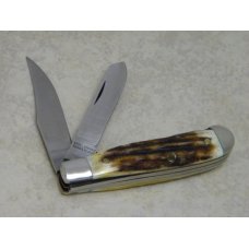 Colonel Coon Knives Col. Coon Tenn. USA Stag 1983 Mule Day Mini Trapper Knife in Box Colonel Coon Knives Col. Coon Tenn. USA Stag 1983 Mule Day Mini Trapper Knife in Box