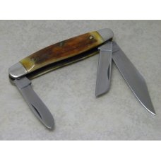 Colonel Coon Knives Col. Coon Tenn. USA Stag 1981 River to River Knife Club Stockman Knife in Box Colonel Coon Knives Col. Coon Tenn. USA Stag 1981 River to River Knife Club Stockman Knife in Box