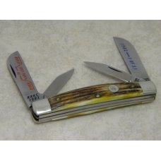 Colonel Coon Knives Col. Coon Tenn. USA Stag 1982 River to River Knife Club Congress Knife in Box Colonel Coon Knives Col. Coon Tenn. USA Stag 1982 River to River Knife Club Congress Knife in Box