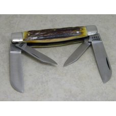 Colonel Coon Knives Col. Coon Tenn. USA Stag 1982 River to River Knife Club Congress Knife in Box Colonel Coon Knives Col. Coon Tenn. USA Stag 1982 River to River Knife Club Congress Knife in Box