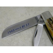 Colonel Coon Knives Col. Coon Tenn. USA Stag 1982 River to River Knife Club Congress Knife in Box Colonel Coon Knives Col. Coon Tenn. USA Stag 1982 River to River Knife Club Congress Knife in Box