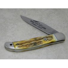Colonel Coon Knives Tenn. USA Stag 1984 River to River Knife Club Folding Hunter Knife in Box Colonel Coon Knives Tenn. USA Stag 1984 River to River Knife Club Folding Hunter Knife in Box