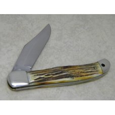 Colonel Coon Knives Tenn. USA Stag 1984 River to River Knife Club Folding Hunter Knife in Box Colonel Coon Knives Tenn. USA Stag 1984 River to River Knife Club Folding Hunter Knife in Box