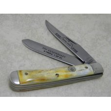 Colonel Coon Knives Tenn. USA Stag 1981-1985 River to River Knife Club Trapper Knife in Box Colonel Coon Knives Tenn. USA Stag 1981-1985 River to River Knife Club Trapper Knife in Box
