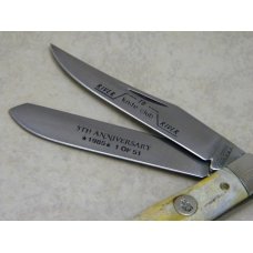Colonel Coon Knives Tenn. USA Stag 1981-1985 River to River Knife Club Trapper Knife in Box Colonel Coon Knives Tenn. USA Stag 1981-1985 River to River Knife Club Trapper Knife in Box