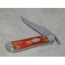 Case XX USA 2005 Flamed Red Bone 61953 L SS Orange County Choppers Russlock Knife in Tin Case XX USA 2005 Flamed Red Bone 61953 L SS Orange County Choppers Russlock Knife in Tin