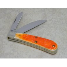 Case USA 2010 Orange Bone TB62117 SS Tony Bose Sway Back Gent Knife in Tin Case USA 2010 Orange Bone TB62117 SS Tony Bose Sway Back Gent Knife in Tin