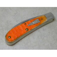 Case USA 2010 Orange Bone TB62117 SS Tony Bose Sway Back Gent Knife in Tin Case USA 2010 Orange Bone TB62117 SS Tony Bose Sway Back Gent Knife in Tin