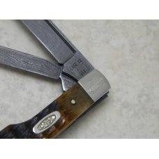 Case XX USA 1 Dot (1989) ROG6215 D Rogers Bone Damascus Gunstock Knife Case XX USA 1 Dot (1989) ROG6215 D Rogers Bone Damascus Gunstock Knife