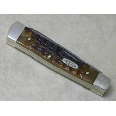 Case XX USA 1 Dot (1989) ROG6215 D Rogers Bone Damascus Gunstock Knife Case XX USA 1 Dot (1989) ROG6215 D Rogers Bone Damascus Gunstock Knife