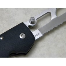 Beretta Japan Airlight K-AIR-2 Serrated Edge Black Lockback Knife in Box Beretta Japan Airlight K-AIR-2 Serrated Edge Black Lockback Knife in Box
