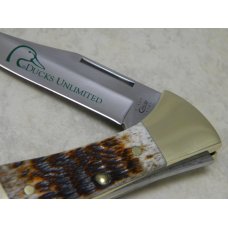 Case XX USA 2011 Bone 6158L SS Ducks Unlimited Lockback Knife & Pouch in Box Case XX USA 2011 Bone 6158L SS Ducks Unlimited Lockback Knife & Pouch in Box