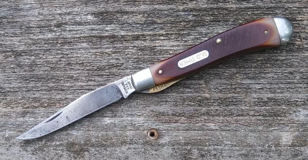 194OT Schrade Gunstock Trapper Lock Blade