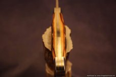 Schatt & Morgan Cutlery #63 Rail Splitter Torched Stag 1 of 10 Issued. #1363 Schatt & Morgan Cutlery #63 Rail Splitter Torched Stag 1 of 10 Issued. #1363