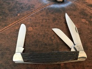 BUCK USA Factory Bone 301X  stockman (made in 1990)