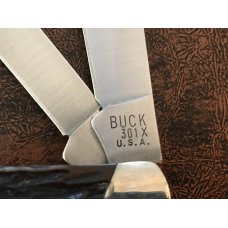 BUCK USA Factory Bone 301X stockman (made in 1990) BUCK USA Factory Bone 301X stockman (made in 1990)