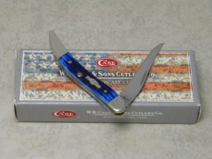 Case XX USA 2012 Blue Bone 610096 SS Tiny Toothpick Knife in Box