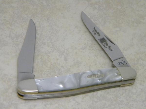 Case XX USA 2007 White Pearl Corelon Premier Edition 1 of 500 Muskrat Knife Case XX USA 2007 White Pearl Corelon Premier Edition 1 of 500 Muskrat Knife